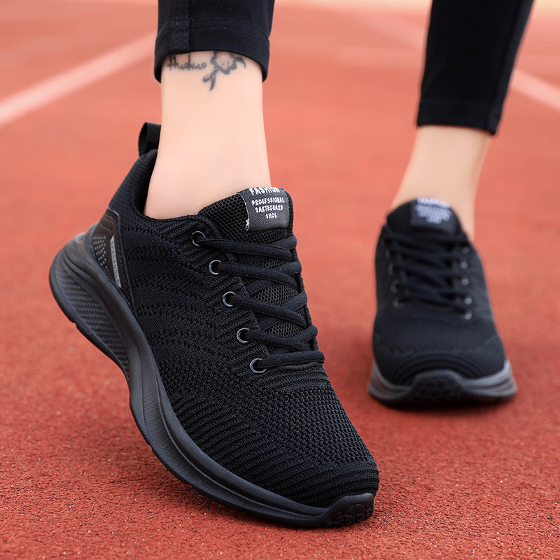 Damen atmungsaktive Performance-Laufschuhe mit dämpfender Sohle und flexiblem Obermaterial EB