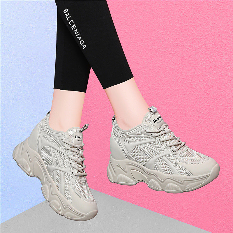 Damen Komfortable und modische Sneakers mit dämpfender Sohle EB