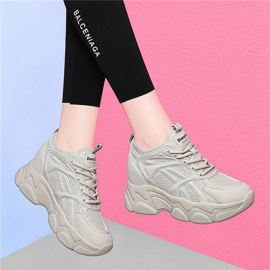 Damen Komfortable und modische Sneakers mit dämpfender Sohle EB