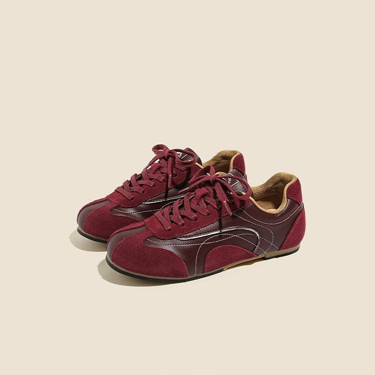 Damen sportliche Sneaker mit atmungsaktivem Obermaterial und robustem Sohlenprofil EB