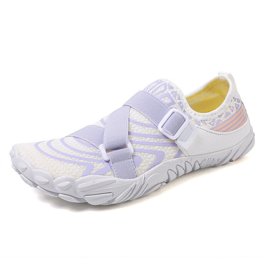 Damen Schwimmschuhe mit verstellbarem Klettverschluss und rutschfester Sohle EB