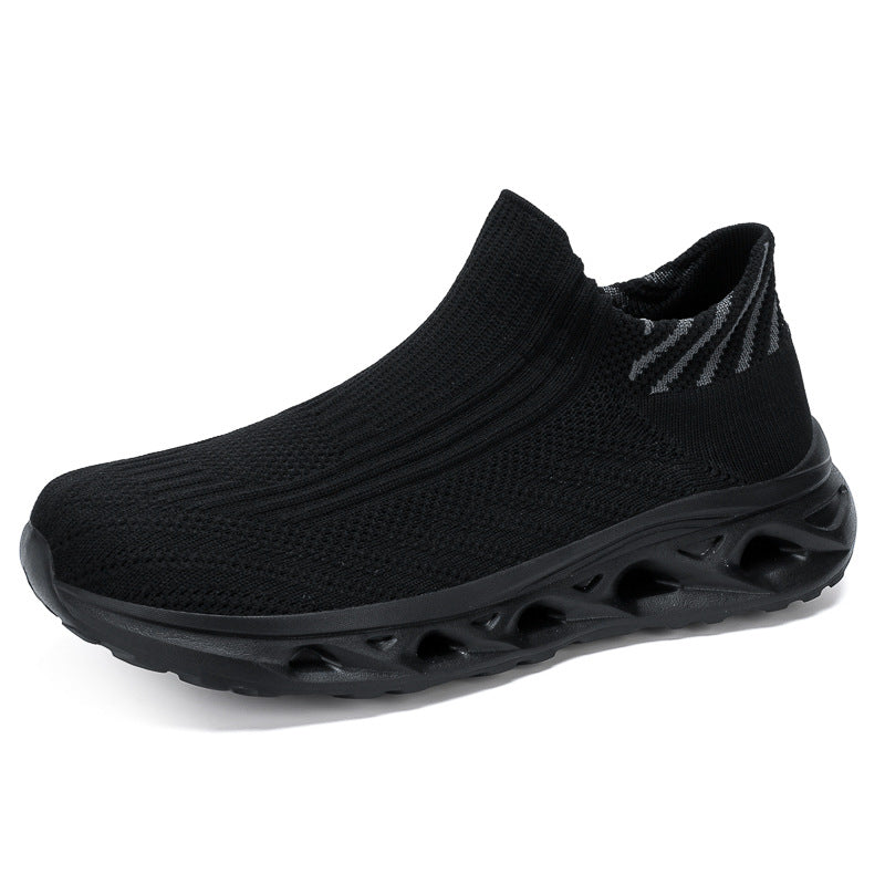 Damen Atmungsaktive Slip-On Laufschuhe mit flexibler Sohle EB