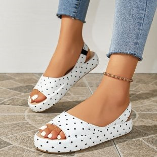 Damen Offene Sommerschuhe mit gepolstertem Fußbett EB
