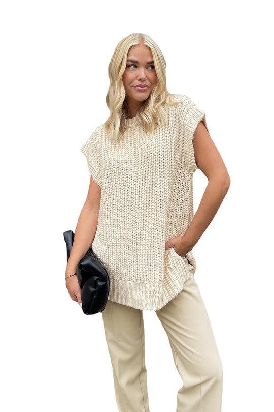 Damen Oversized Stricktop mit lässigem Schnitt EB