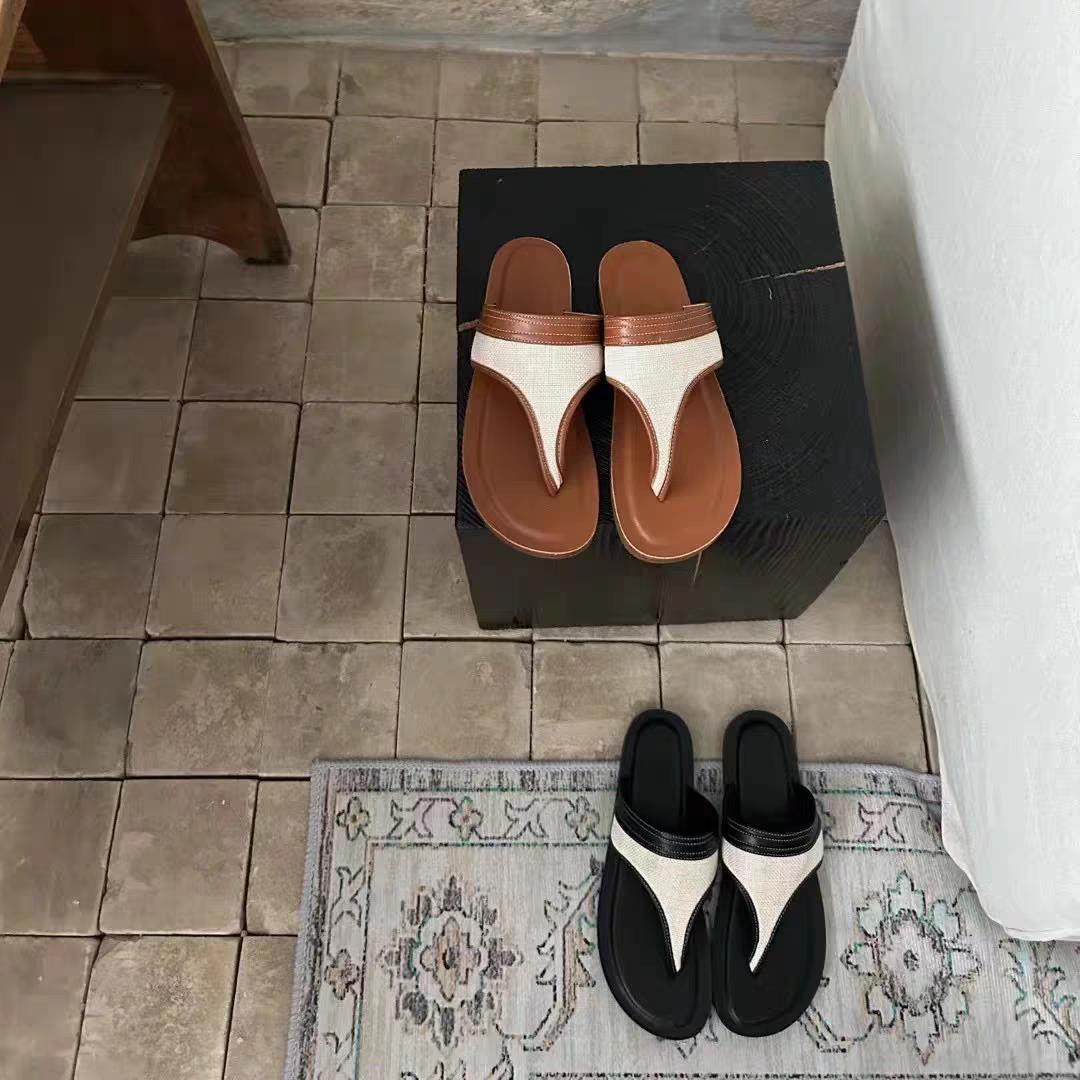 Damen Zehentrenner-Sandalen mit ergonomischem Fußbett und lässigem Design EB