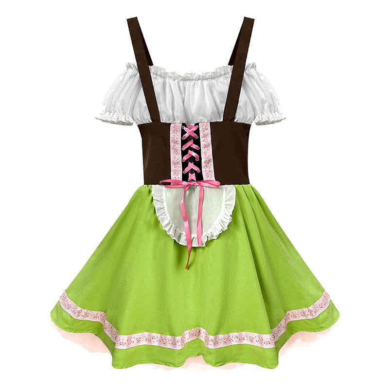 Herren nan traditionelles Kinderlederhosen-Set mit verstellbaren Hosenträgern und Trachtenhut EB