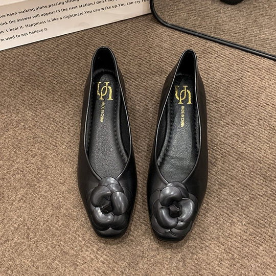 Damen Ballerinas mit floralem Dekor EB