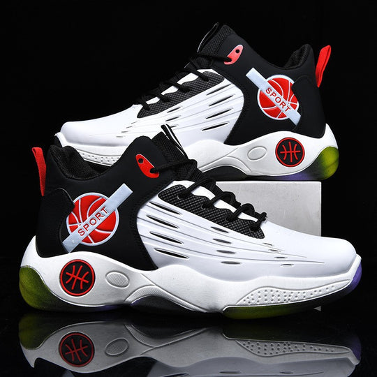 Damen Sportliche Basketball-Schuhe mit atmungsaktiver Mesh-Oberfläche EB