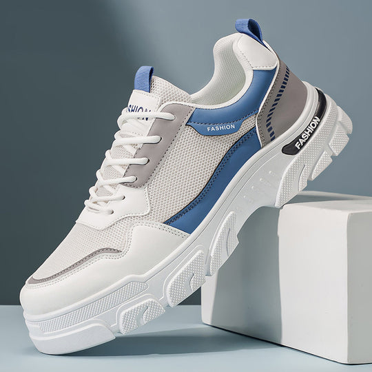 Herren Sportliche Sneakers mit atmungsaktivem Mesh-Obermaterial und rutschfester Profilsohle EB
