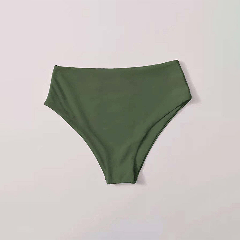 Damen Hochgeschnittener Bikini-Hosenteil mit elegantem Bund EB