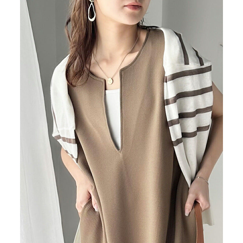 Damen Elegante Lässige Tunika Kleid EB