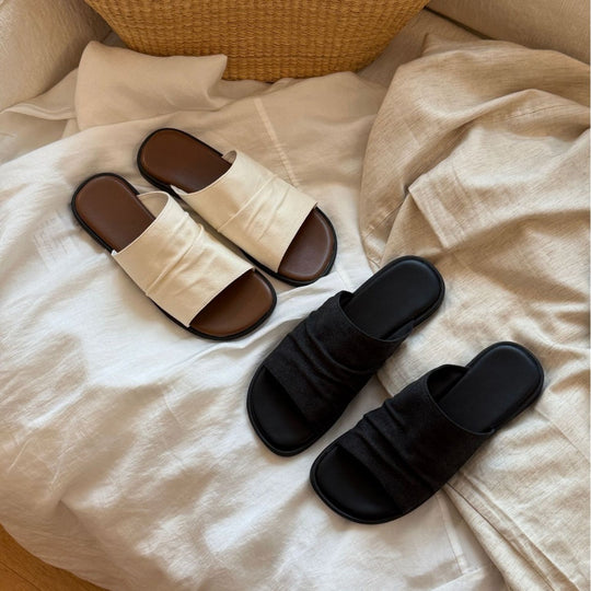 Damen Komfortable Riemensandalen mit breitem Riemen und anatomisch geformtem Fußbett EB
