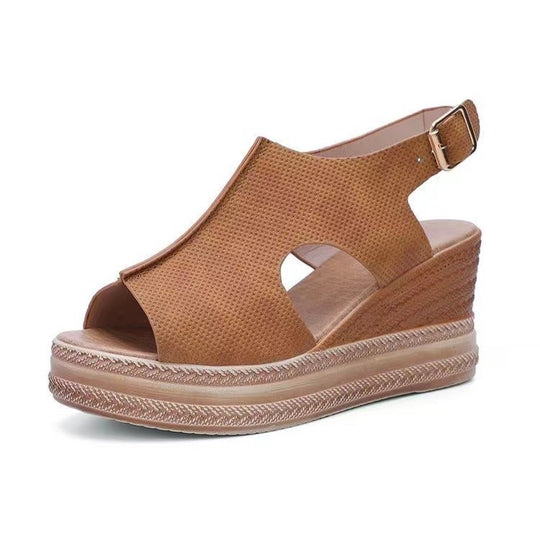 Damen Plattform Sandalen EB