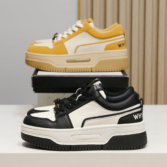 Damen Sneaker mit dicker Plattform und atmungsaktivem Obermaterial EB