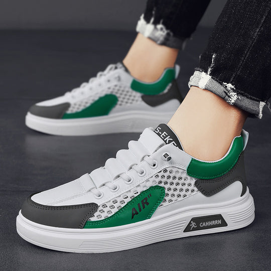 Damen Sportliche Freizeit Sneakers mit atmungsaktivem Obermaterial und dämpfender Sohle EB