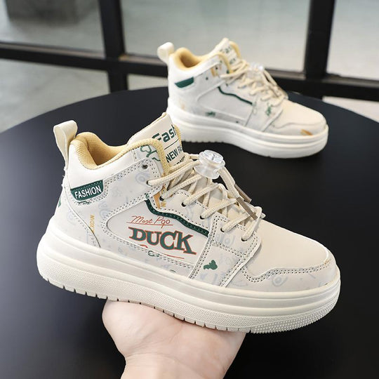 Damen Hohe Sneaker mit trendigem Print und gepolsterter Sohle EB
