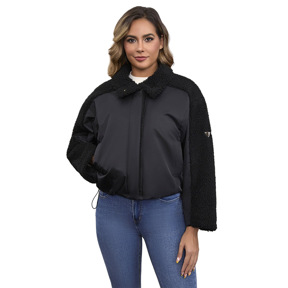 Damen Freizeitjacke mit kuscheligem Fleecebesatz EB