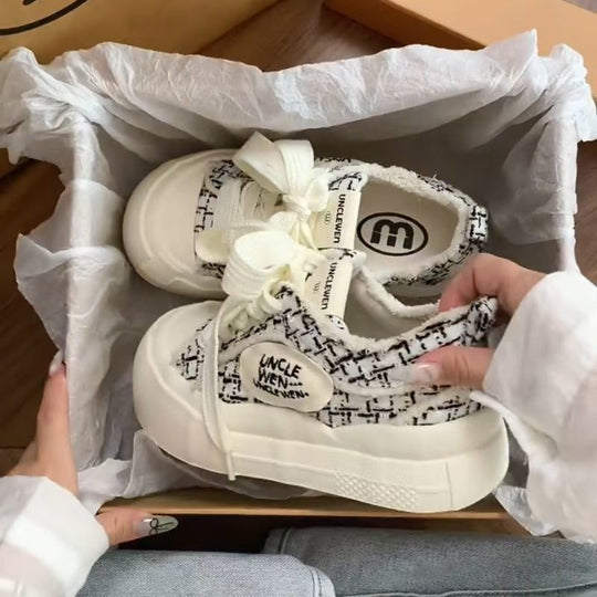 Damen Bequeme Sneakers mit kuscheligem Innenfutter und trendigem Design EB