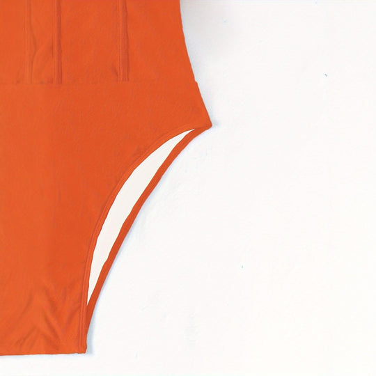 Damen Einteiler Badeanzug mit elegantem Schnitt EB
