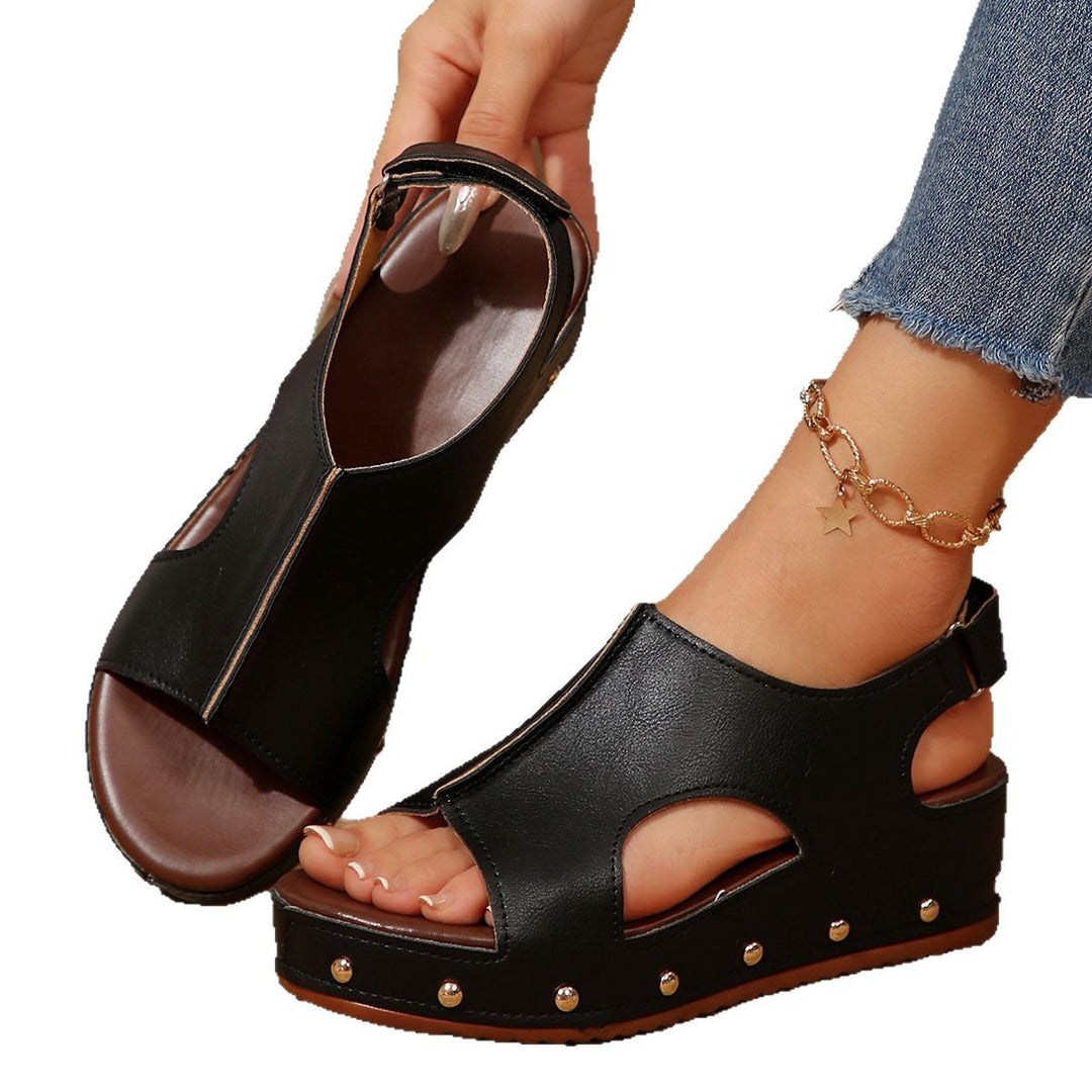 Damen Komfortable Keilsandalen mit modischem Design EB