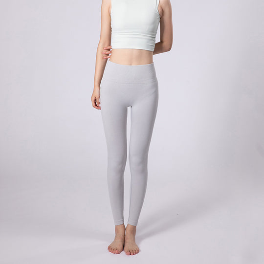 Damen Hochwertige Sportleggings mit hohem Bund und elastischem Material EB