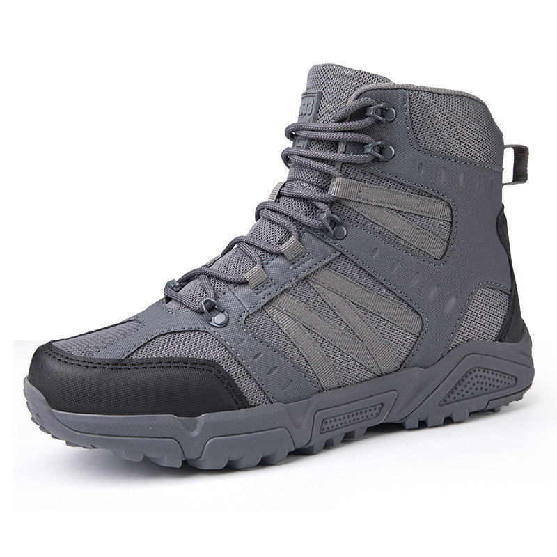 Herren taktische Wanderschuhe mit verstärktem Knöchelschutz und rutschfester Sohle EB