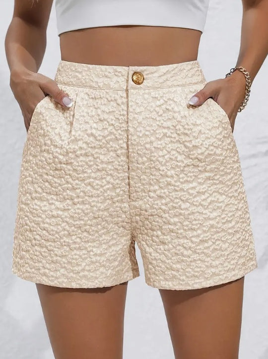 Damen Shorts mit strukturiertem Stoff EB