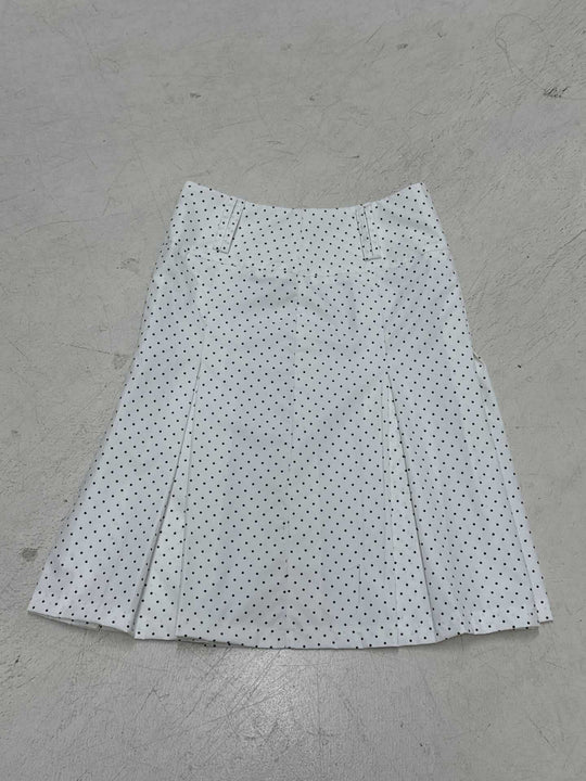 Damen Midirock mit verspieltem Punktmuster und eleganter A-Linie EB