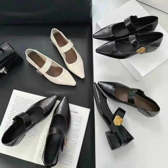 Damen elegante Slingback-Pumps mit dekorativem Riemchen EB