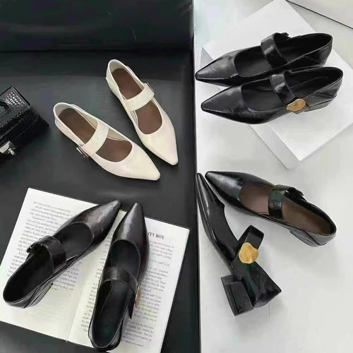 Damen elegante Slingback-Pumps mit dekorativem Riemchen EB