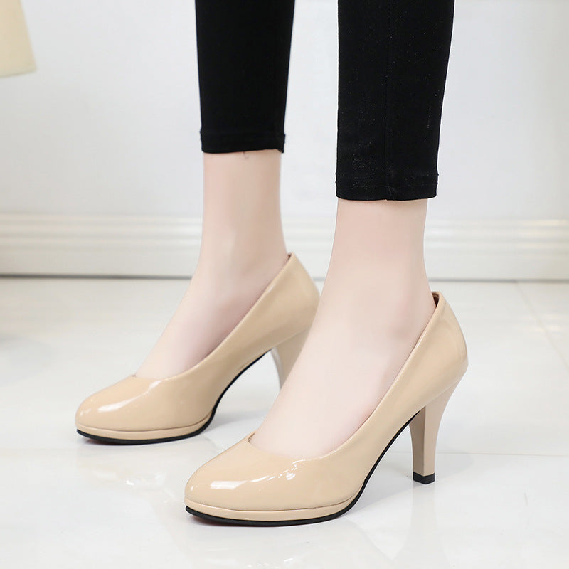 Damen klassische Pumps mit elegantem Blockabsatz und komfortabler Innenpolsterung EB
