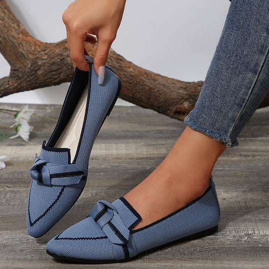 Damen Mokassins mit dekorativem Knoten EB