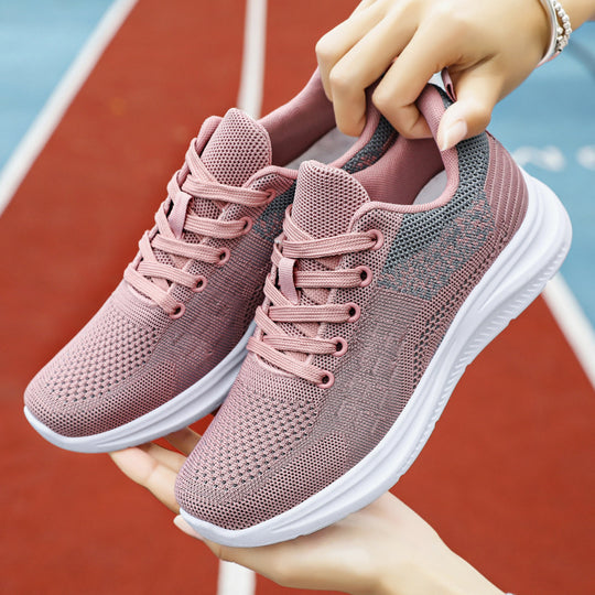 Damen Atmungsaktive Lauf-Sneaker mit flexiblem Obermaterial EB