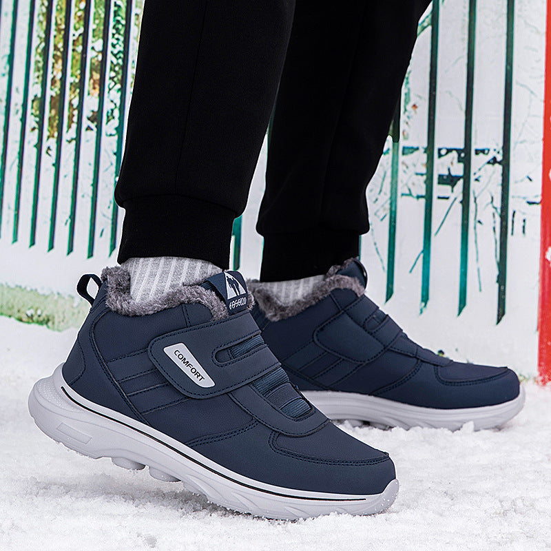 Damen isolierte Winter-Sneaker mit praktischem Klettverschluss und weichem Innenfutter EB
