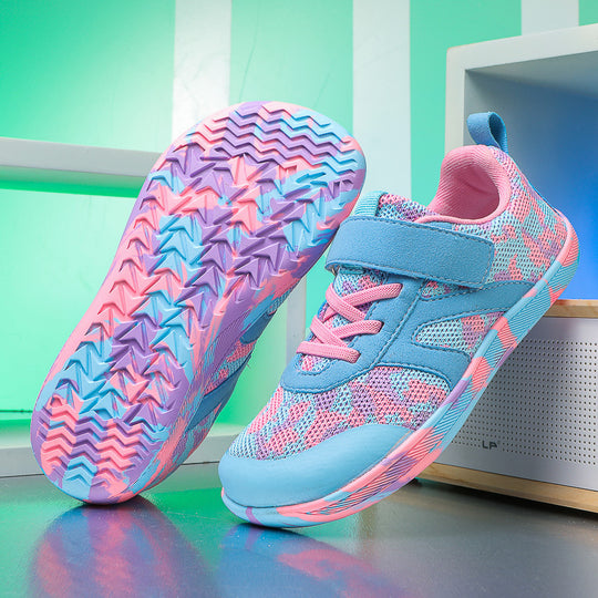 Damen Sportliche Freizeitschuhe mit Klettverschluss und atmungsaktivem Obermaterial EB