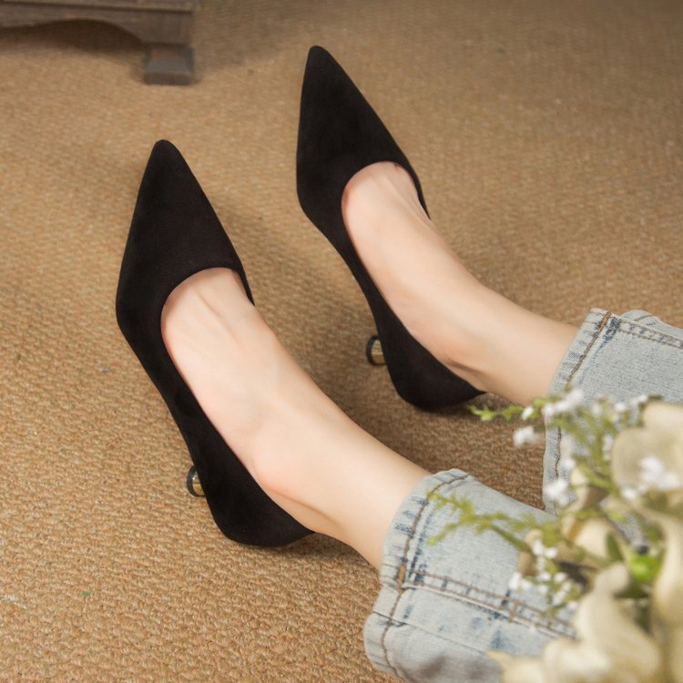 Damen Spitze High Heels mit modischer Leoparden-Optik und elegantem Blockabsatz EB