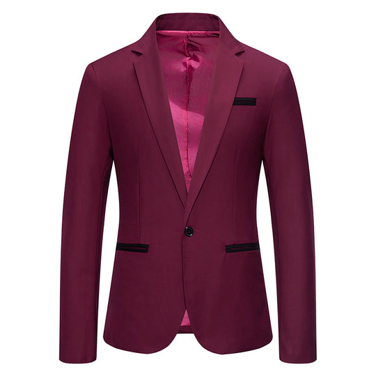 Herren eleganter Blazer mit modischem Schnitt und feinen Akzenten EB