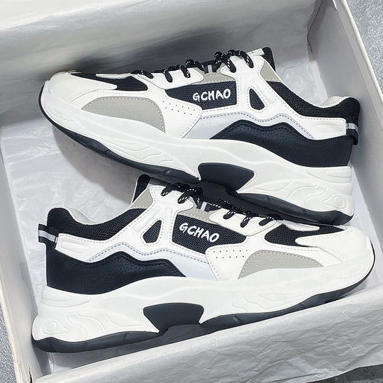 Damen Sportliche Sneakers mit atmungsaktiver Oberflächenstruktur EB