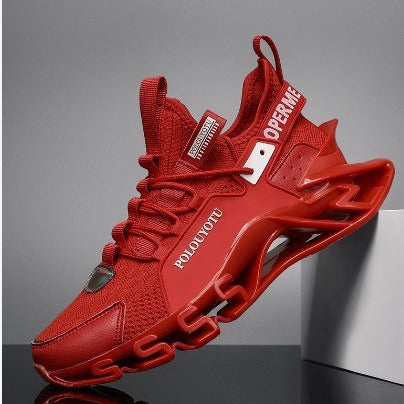 Damen Sportliche Hochleistungs-Sneaker mit atmungsaktiver Mesh-Oberfläche und rutschfester Sohle EB