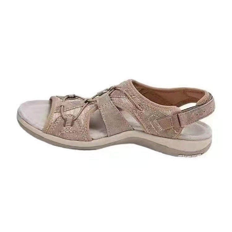 Damen Komfortable Riemensandalen mit ergonomischer Fußbettgestaltung EB