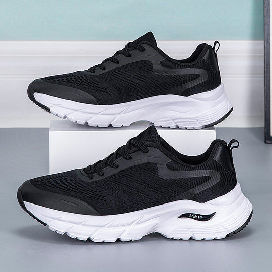 Damen Sportliche Laufschuhe mit atmungsaktivem Mesh-Obermaterial und stoßdämpfender Sohle EB