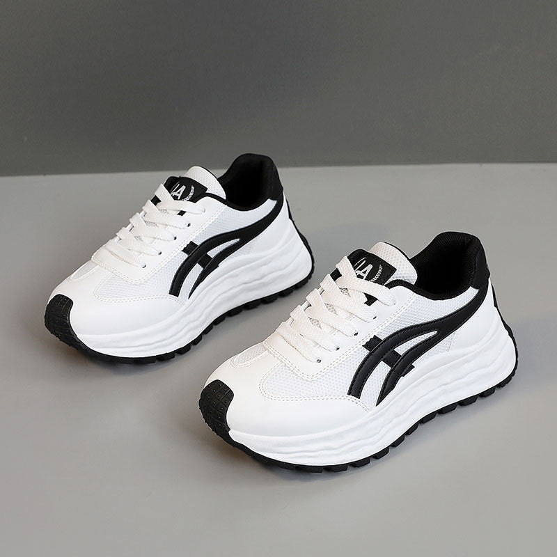 Damen moderne Sneaker mit atmungsaktiver Mesh-Oberfläche und dämpfender Laufsohle EB