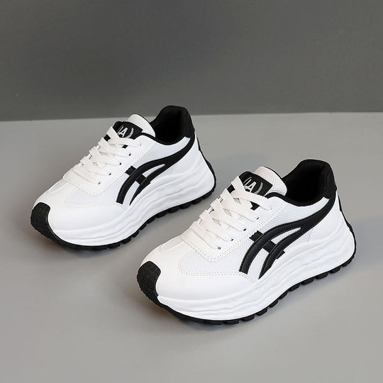 Damen moderne Sneaker mit atmungsaktiver Mesh-Oberfläche und dämpfender Laufsohle EB