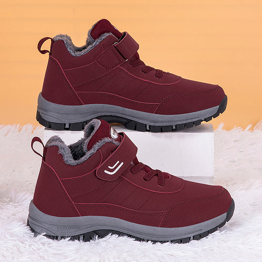 Damen Winterfest Stiefel mit wärmendem Innenfutter und rutschfester Sohle EB