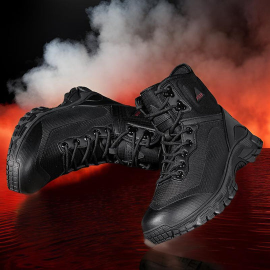 Herren Hochleistungs Trekkingstiefel mit rutschfester Sohle und atmungsaktivem Obermaterial EB