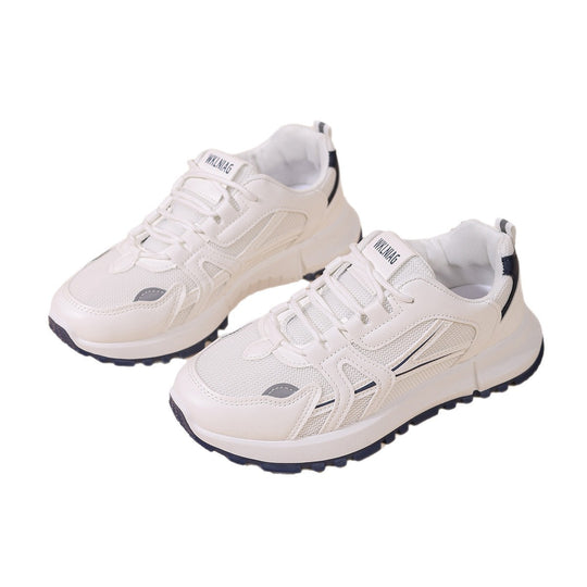Damen Sportliche Sneakers mit atmungsaktiver Mesh-Oberfläche und dämpfender Sohle EB