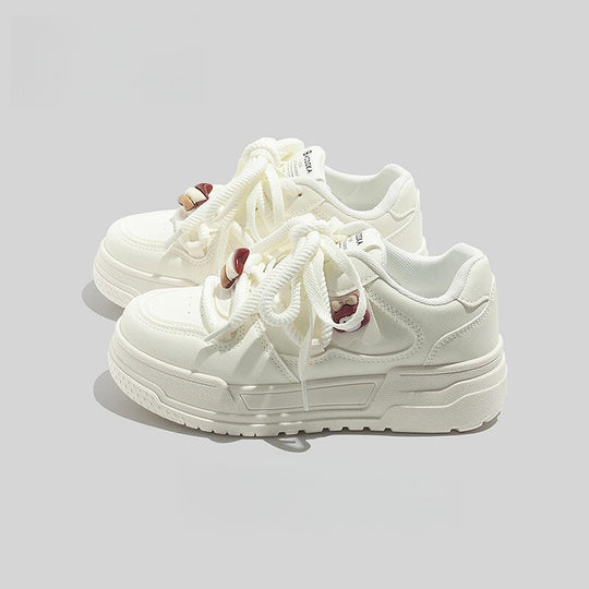 Damen Modische Sneakers mit einzigartigen Schnürdetails und verstärkter Sohle EB