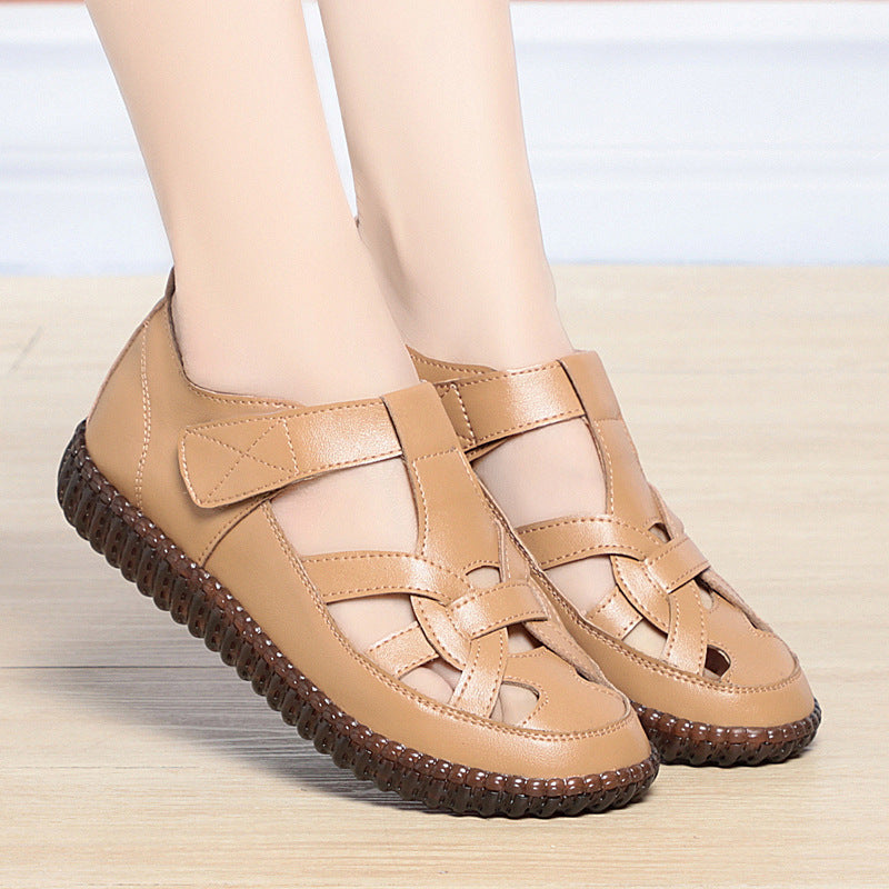 Damen Komfortable Sandalen mit verstellbarem Riemen und atmungsaktivem Obermaterial EB