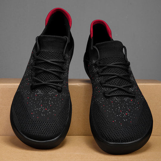 Damen Freizeit-Sneaker mit atmungsaktiver Mesh-Oberfläche und stoßdämpfendem Fußbett EB