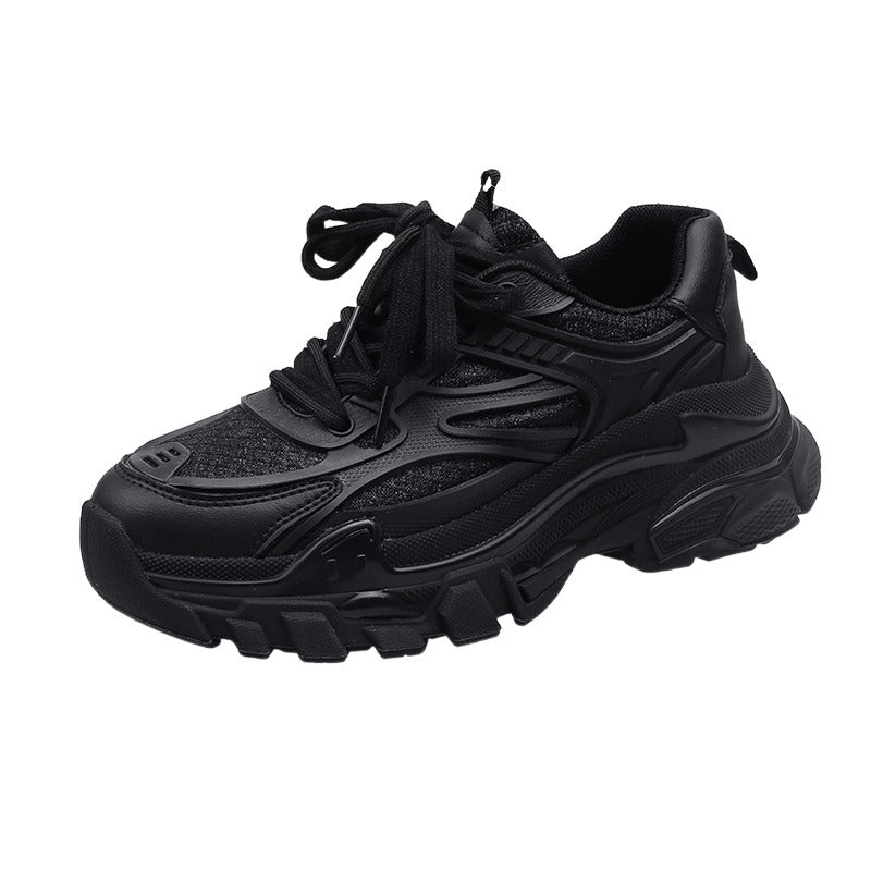 Damen Sportliche Sneakers mit atmungsaktiver Oberflächenstruktur und rutschfester Sohle EB
